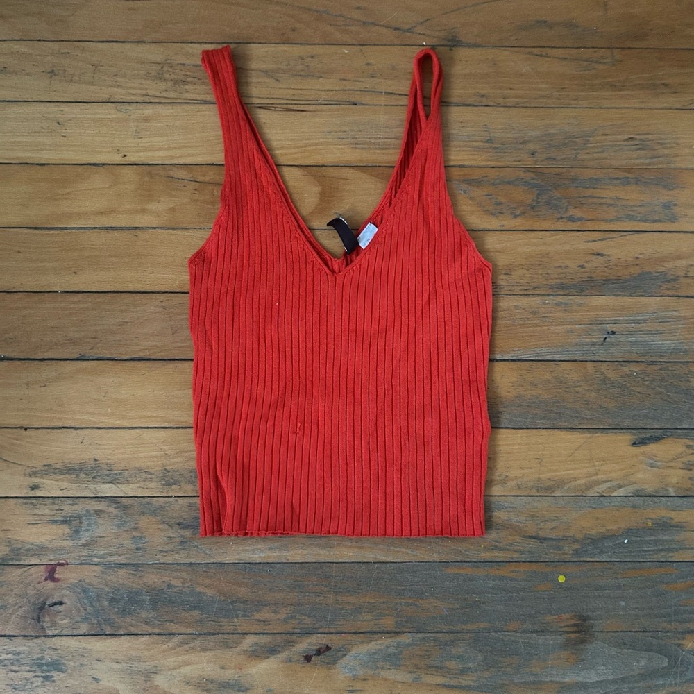 H&M redish orangish tank top